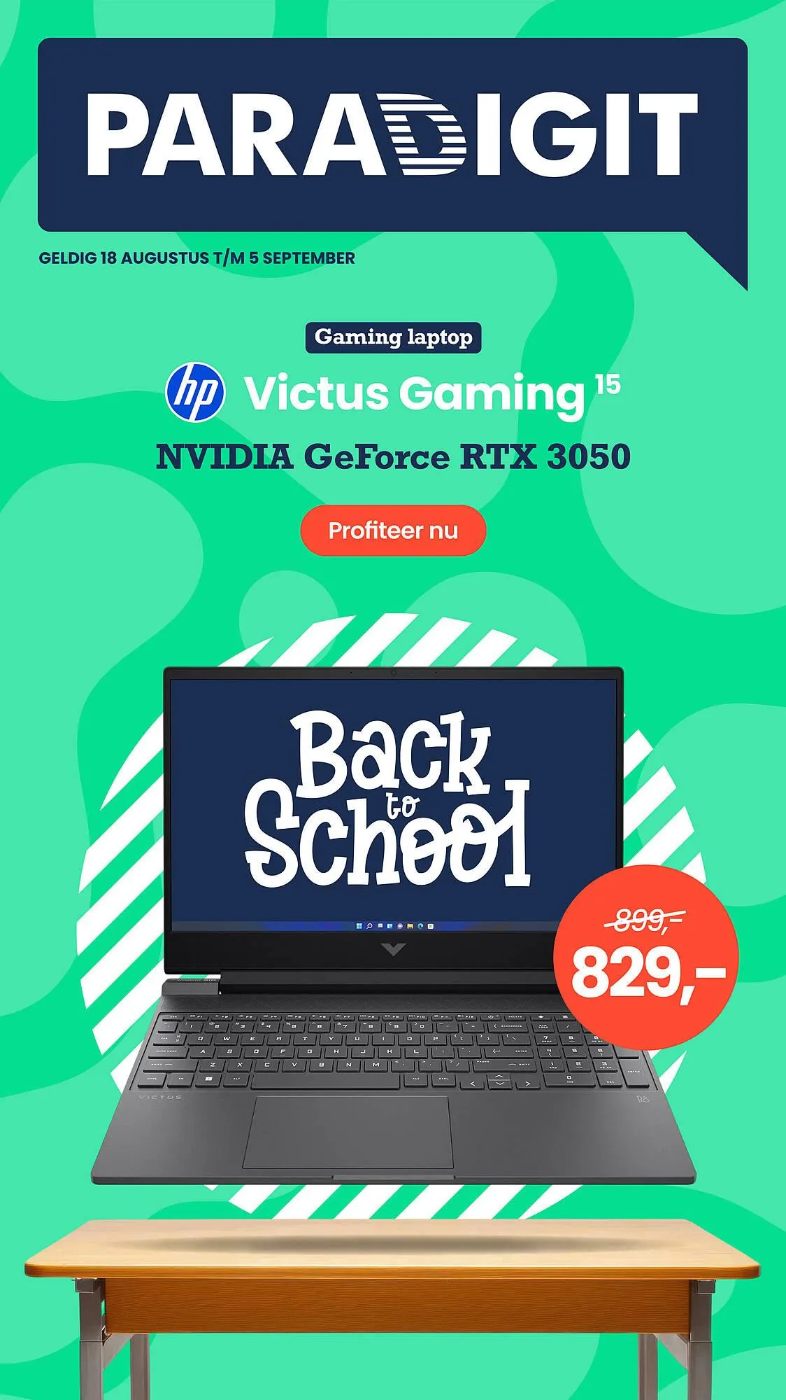 Paradigit folder van 18 augustus tot 5 september 2025 - Folder pagina 1