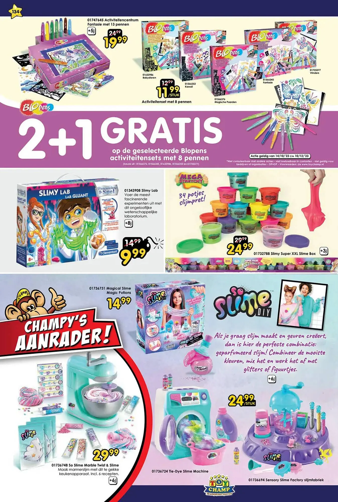 ToyChamp folder van 14 oktober tot 10 december 2023 - Folder pagina 134