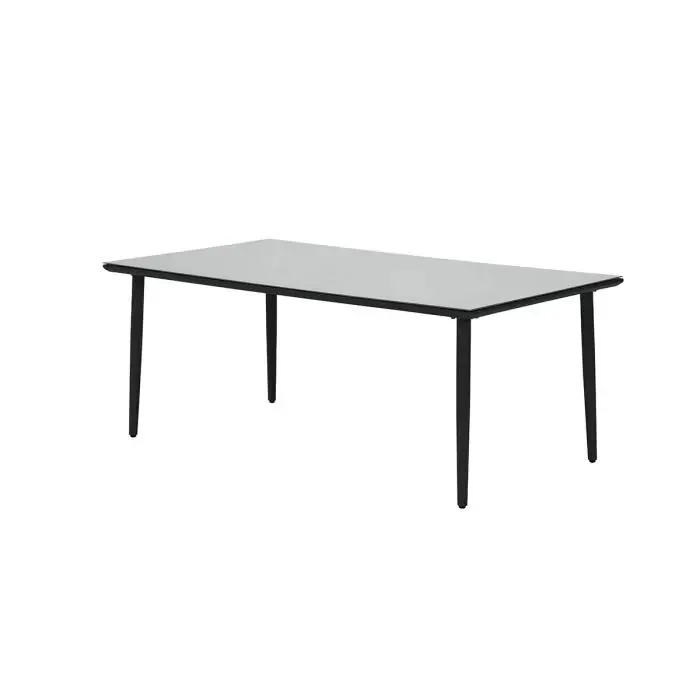 Senna tuintafel 180 x 100 cm donker grijs