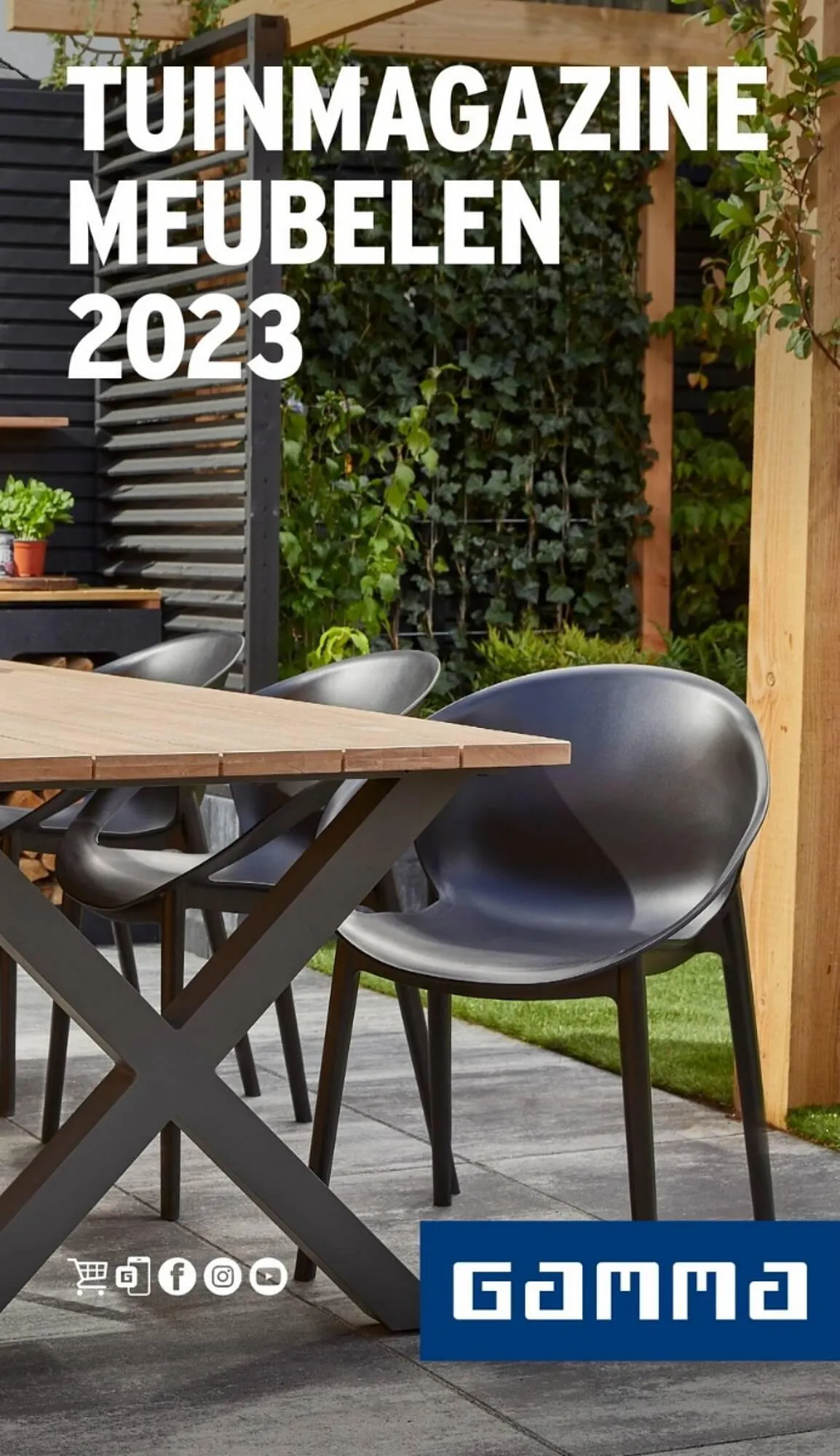 GAMMA tuinmagazine meubels van 7 mei tot 31 juli 2023 - Folder pagina 1