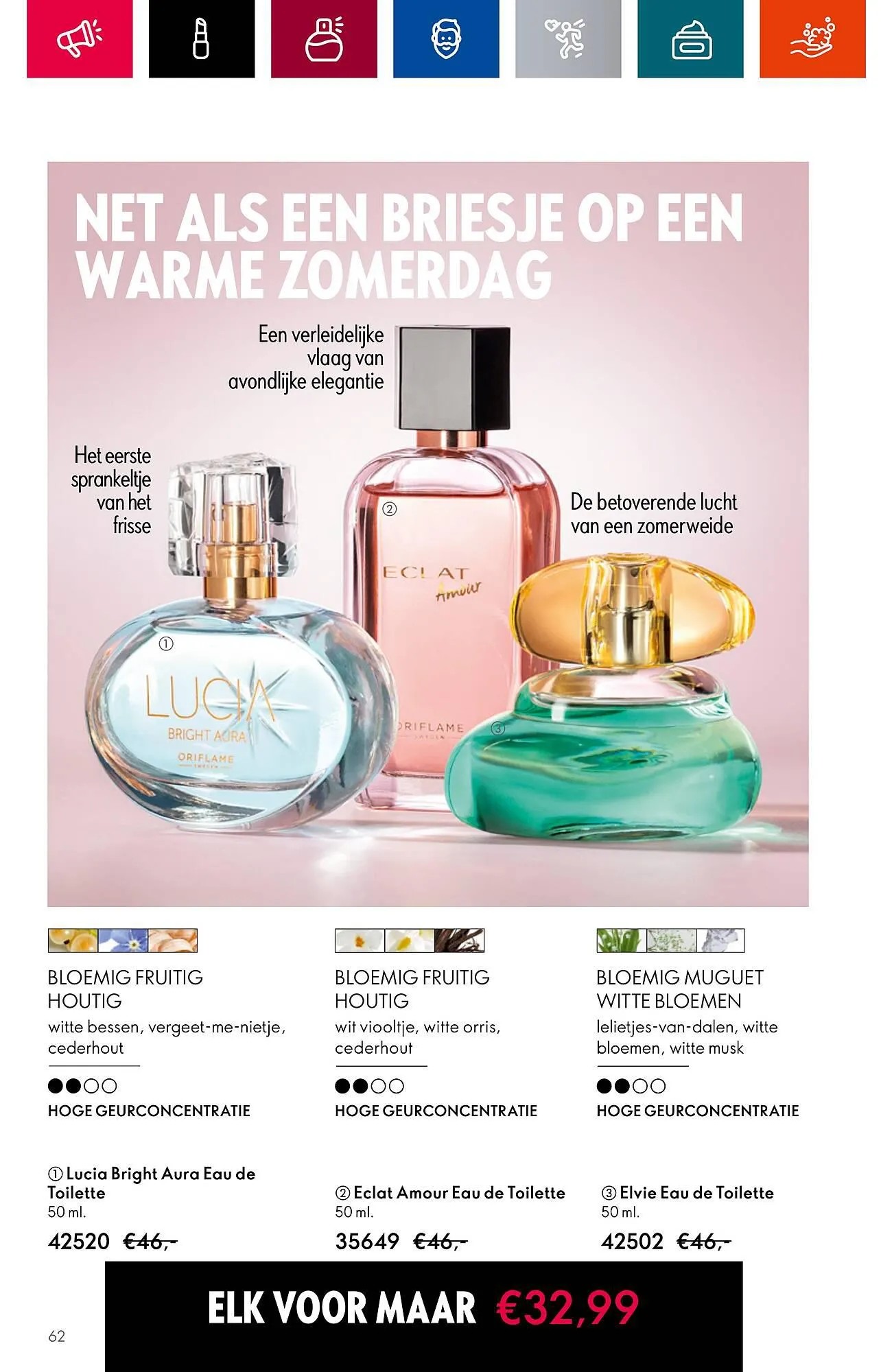 Oriflame folder van 28 juni tot 18 juli 2023 - Folder pagina 62