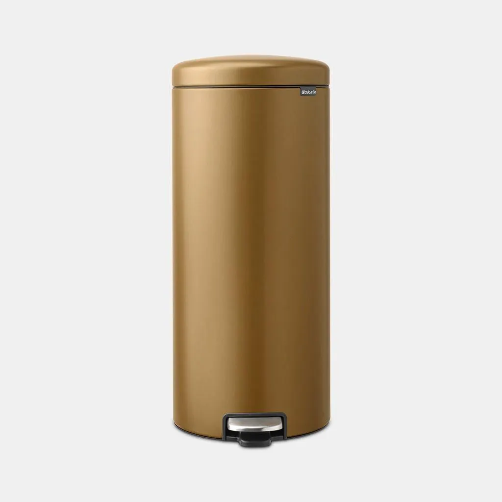 NewIcon Pedaalemmer 30 liter - Warm Brass