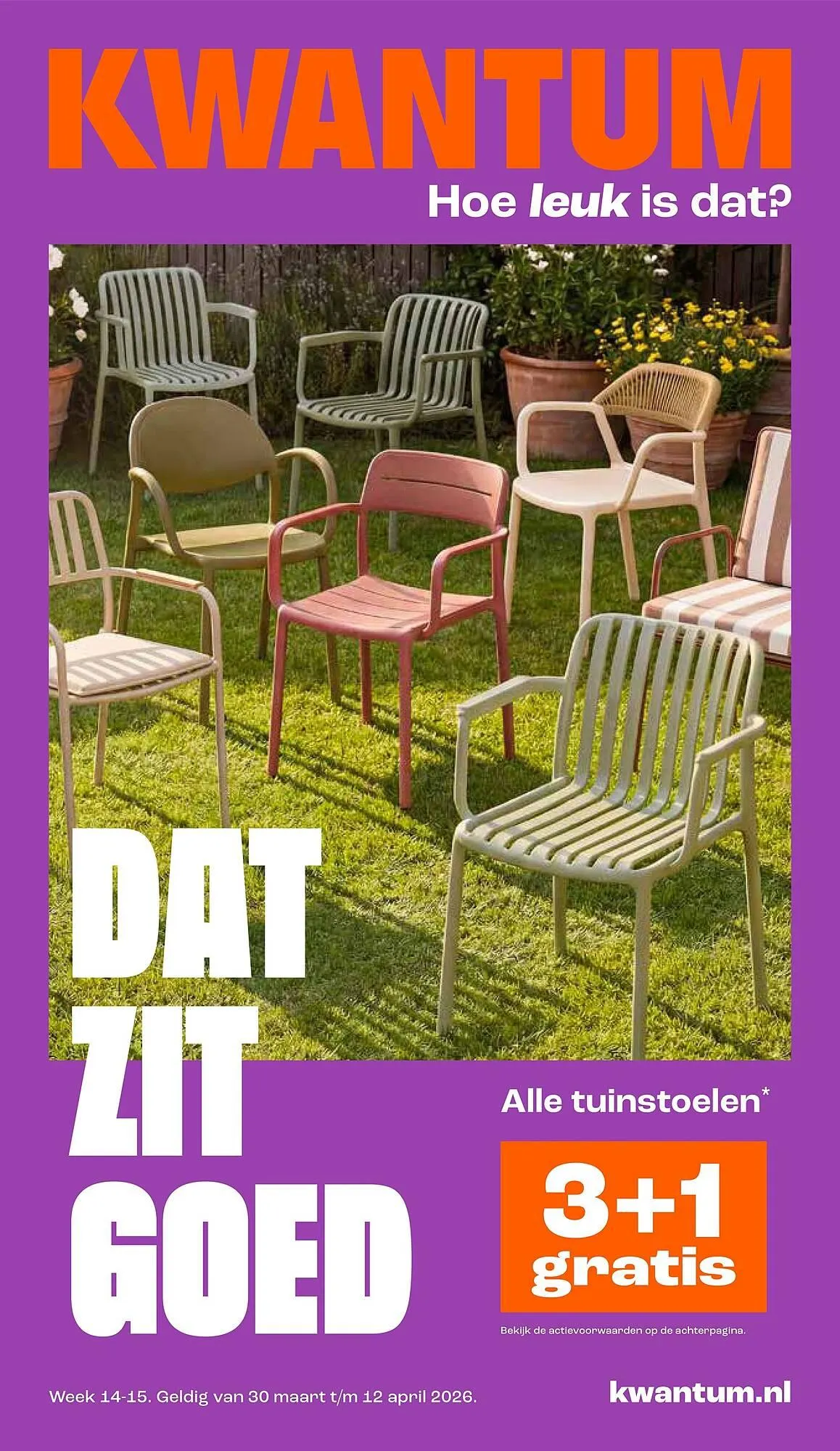 Kwantum folder van 30 maart tot 12 april 2026 - Folder pagina 1