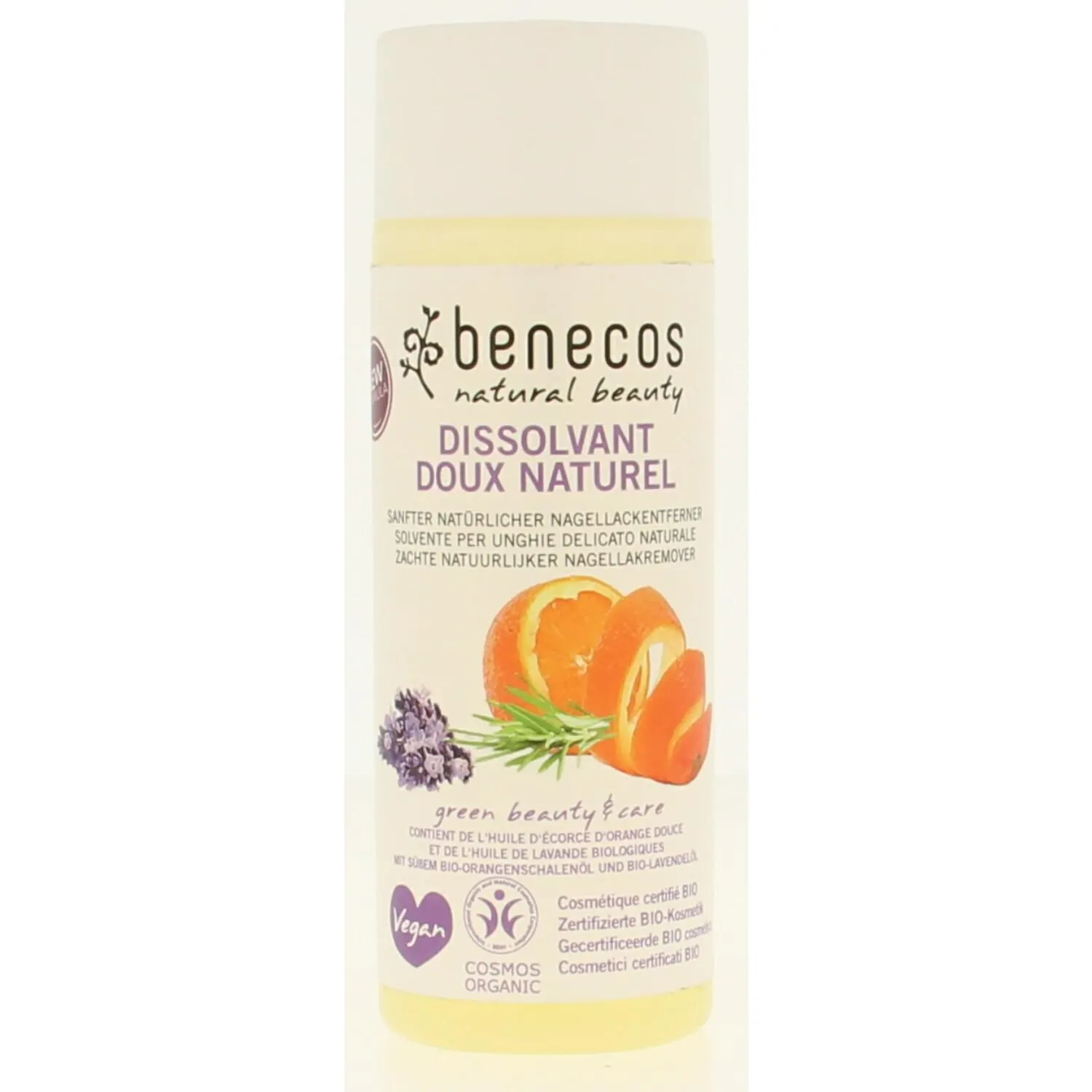 Benecos Nagellak remover 125 milliliter