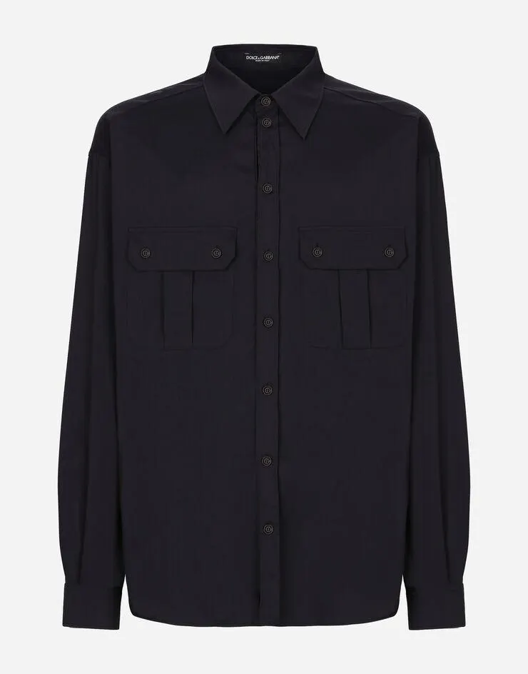 Chemise en tissu technique avec poches