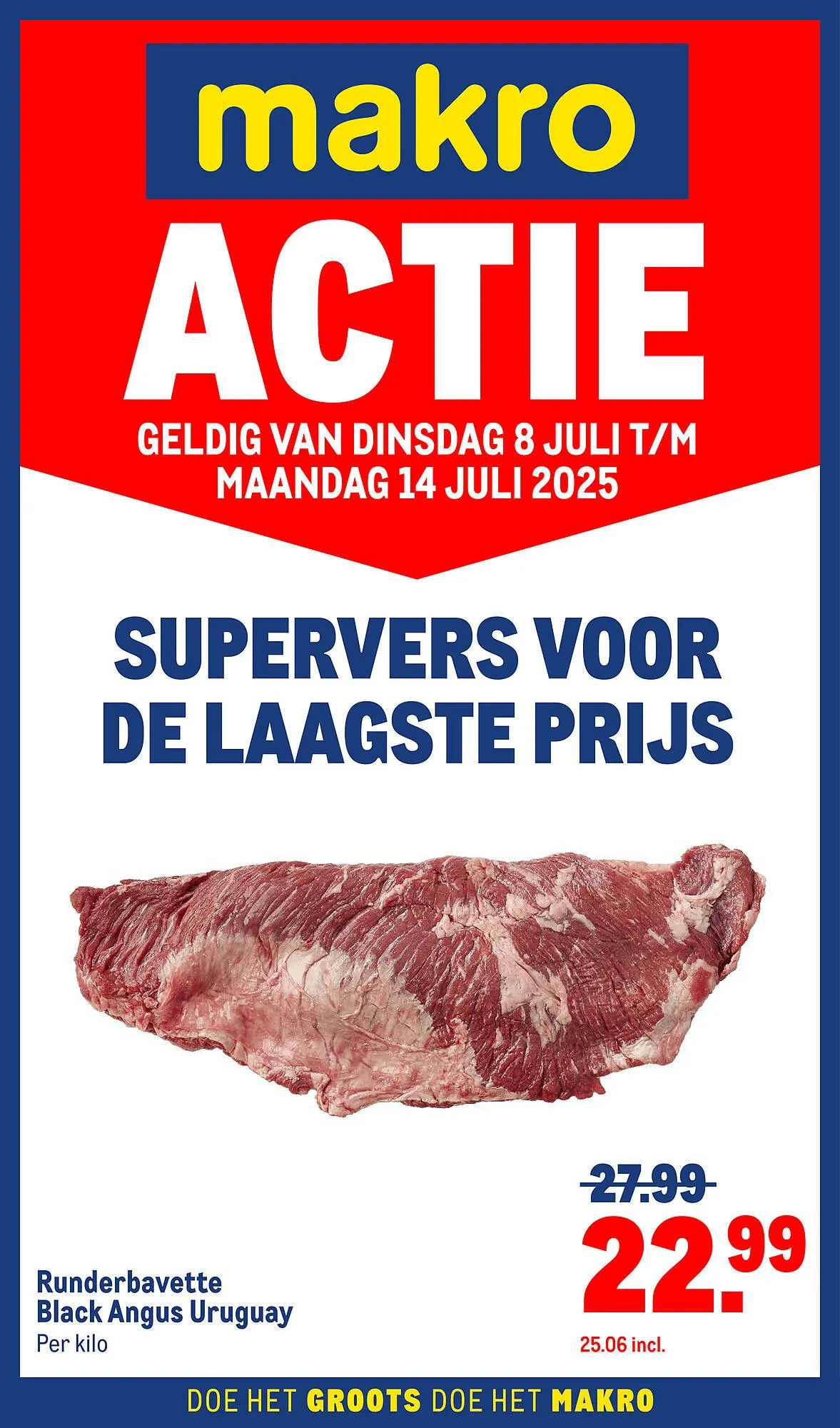 Makro folder van 8 juli tot 14 juli 2025 - Folder pagina 1