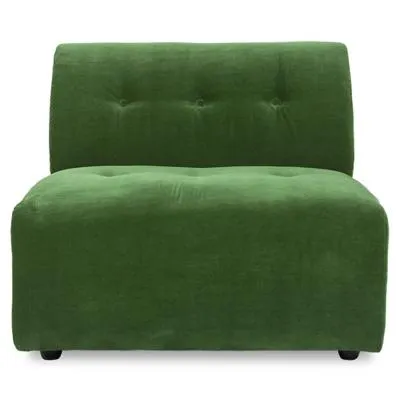 Modulaire bank Vint Middle Royal Velvet green