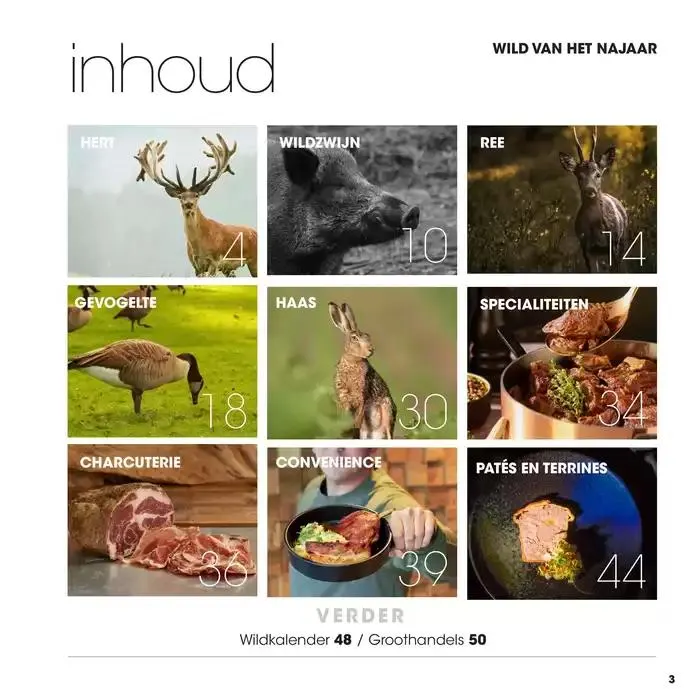 Wildbrochure 2024/2025 van 25 september tot 25 september 2025 - Folder pagina 3