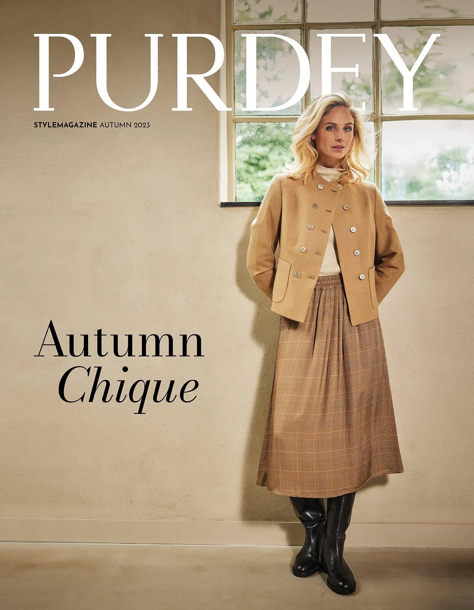 Purdey folder van 1 september tot 30 november 2023 - Folder pagina 1