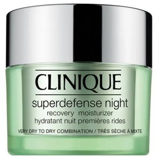 CLINIQUE SUPERDEFENSE NIGHT RECOVERY MOISTURIZER 1/2 50 ML