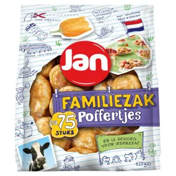 Jan Poffertjes Familiezak 620g