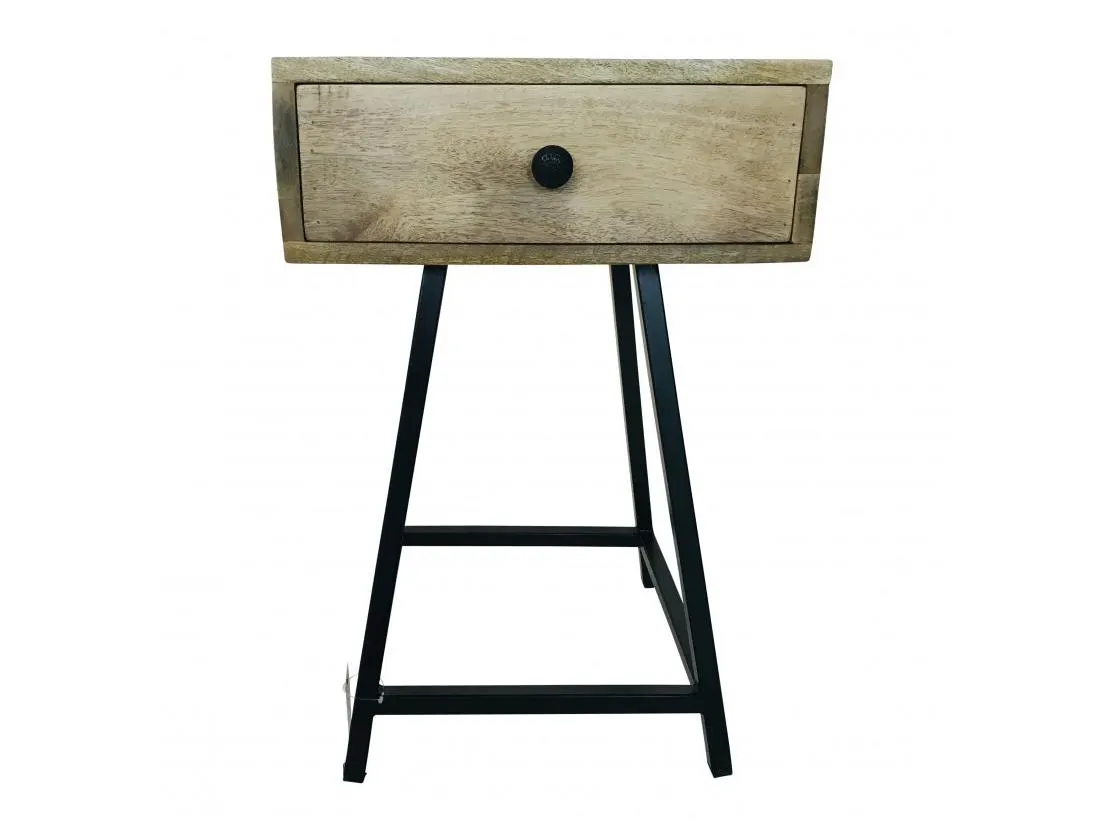 Nachtkastje Iron Legs (actie: 2 stuks voor €199,95)