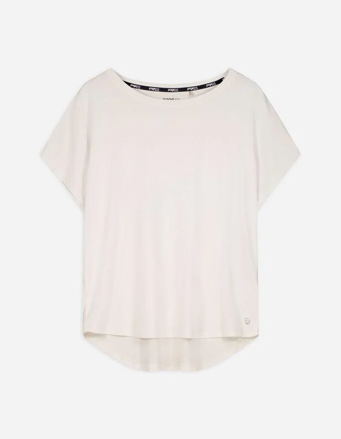 T-shirt - Ademend - wit