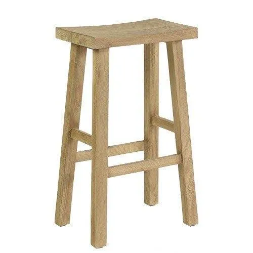 Barkruk Michael tuin 45x27x75cm teak