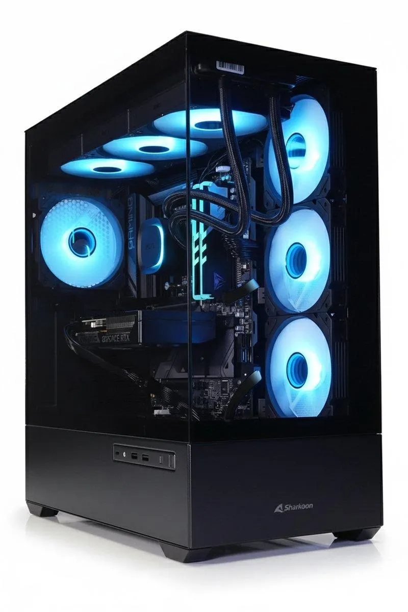 AMD Ryzen 7 5800X High-End RGB Game PC / Water Cooled Computer - RTX 3060 - 16GB RAM - 1TB M.2 NVMe SSD - B550 TUF Gaming WIFI II
