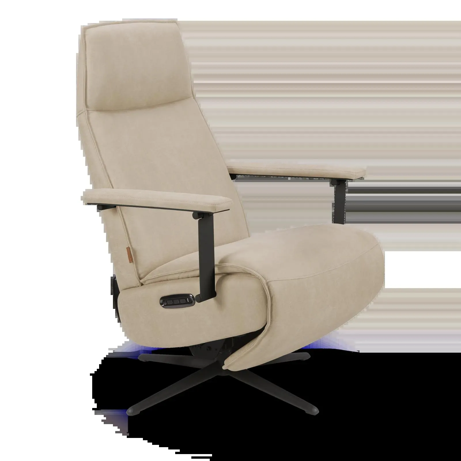 Relaxfauteuil (elektrisch) Villon - Microleder Oxx Shell