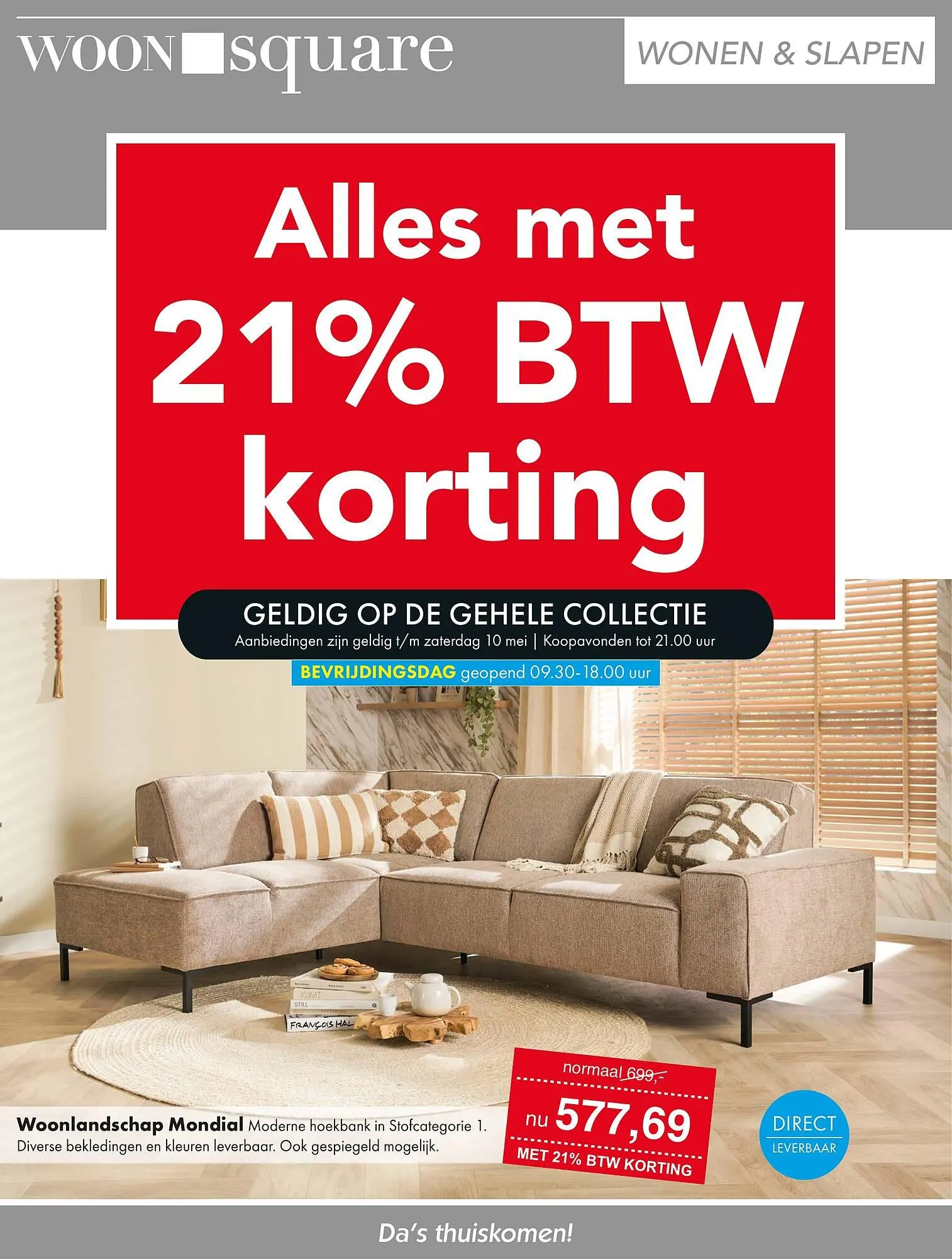 Woonsquare folder van 5 mei tot 11 mei 2025 - Folder pagina 1