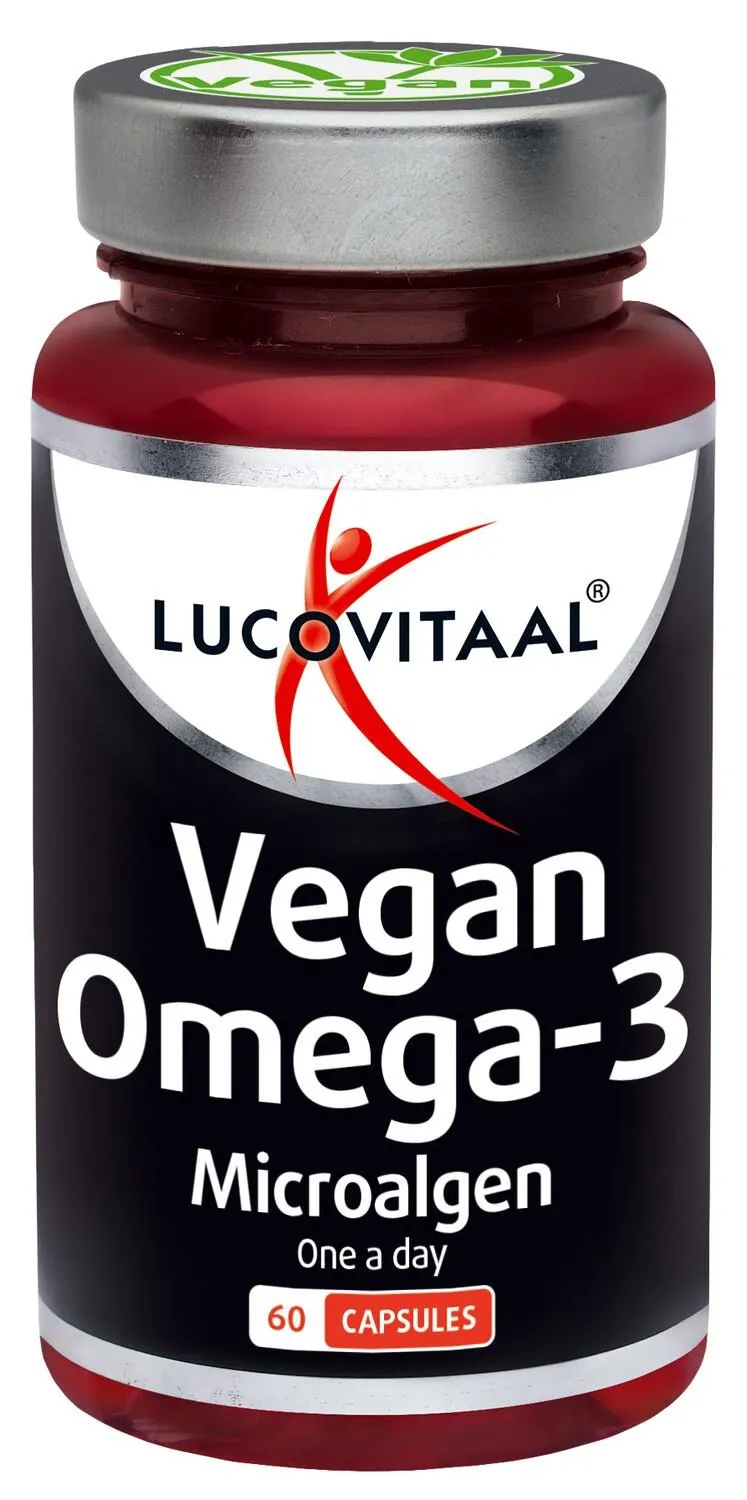 Lucovitaal Omega-3 microalgen vegan 60 vegetarische capsules