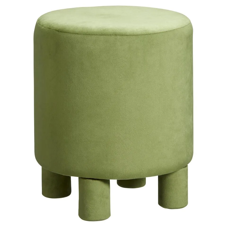 Poef Pontey Velvet Groen