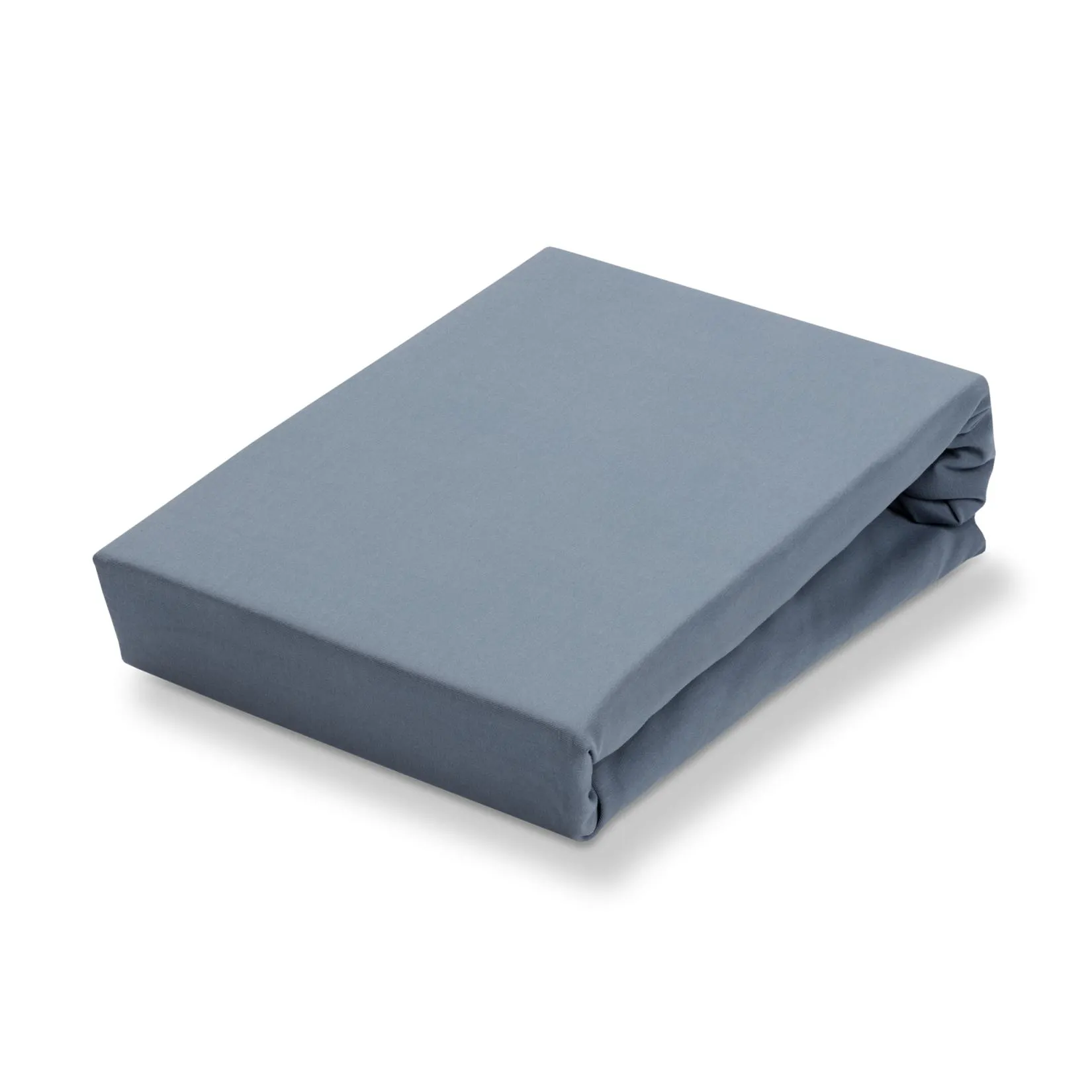 JERSEY hoeslaken | faded denim