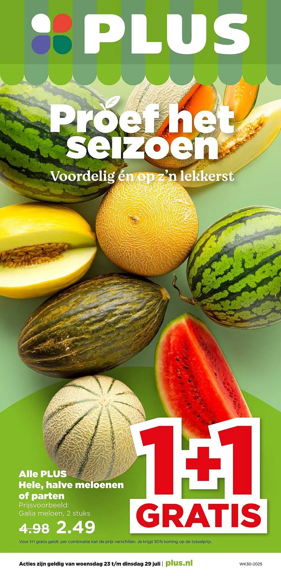 PLUS folder van 23 juli tot 29 juli 2025 - Folder pagina 1