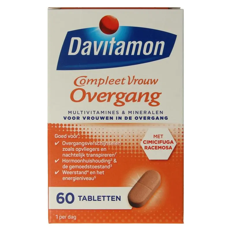 Davitamon Compleet vrouw overgang 60 tabletten