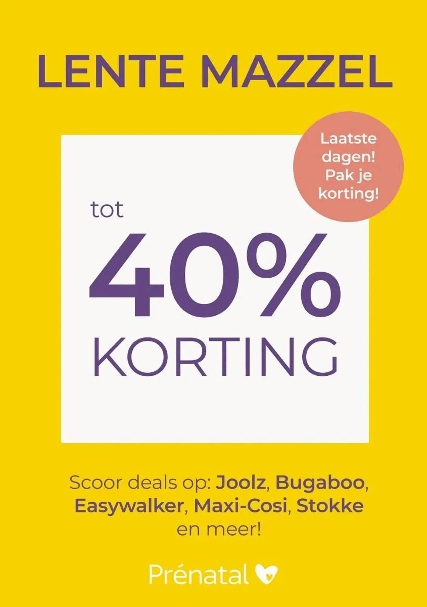 Prenatal folder van 28 maart tot 1 april 2025 - Folder pagina 1