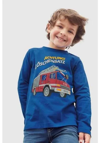 KIDSWORLD Shirt met lange mouwen ACHTUNG LÖSCHEINSATZ