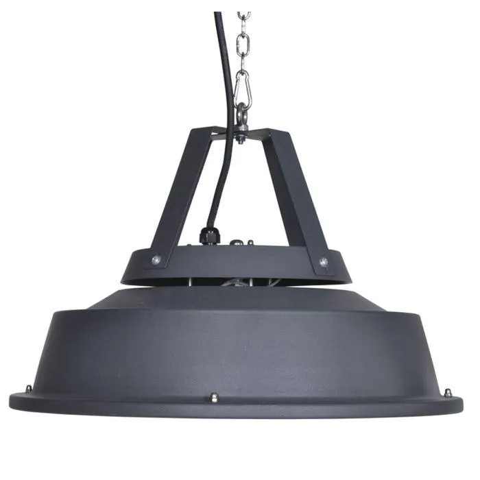 Hangende heater Retro 43 cm - donker grijs