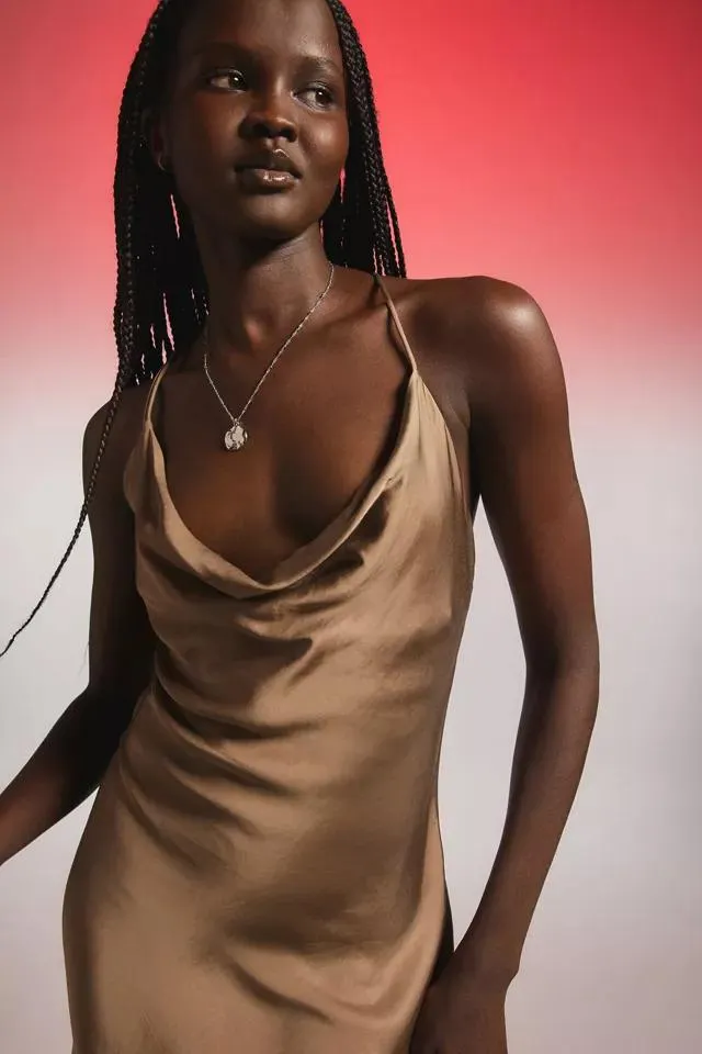 Honor The Gift Satin Slip Dress