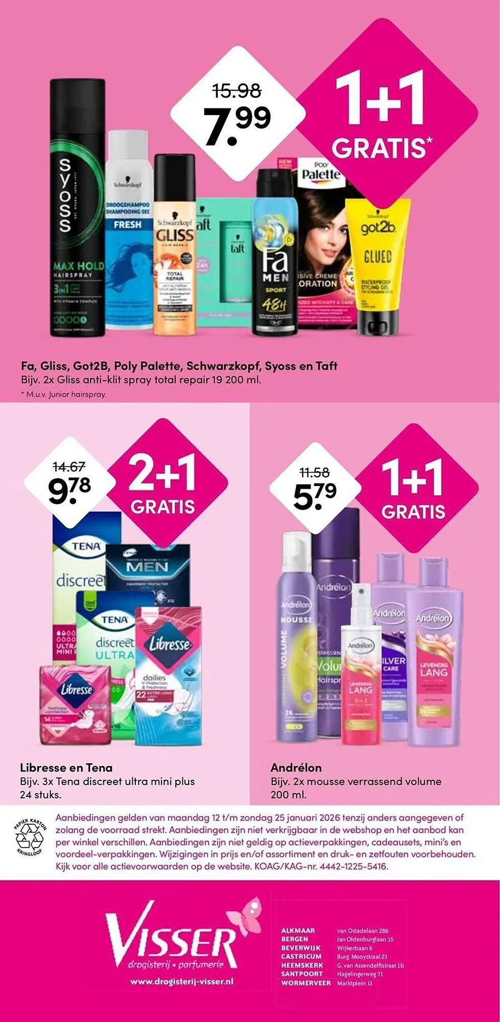 Drogisterij Visser folder van 12 januari tot 25 januari 2026 - Folder pagina 8