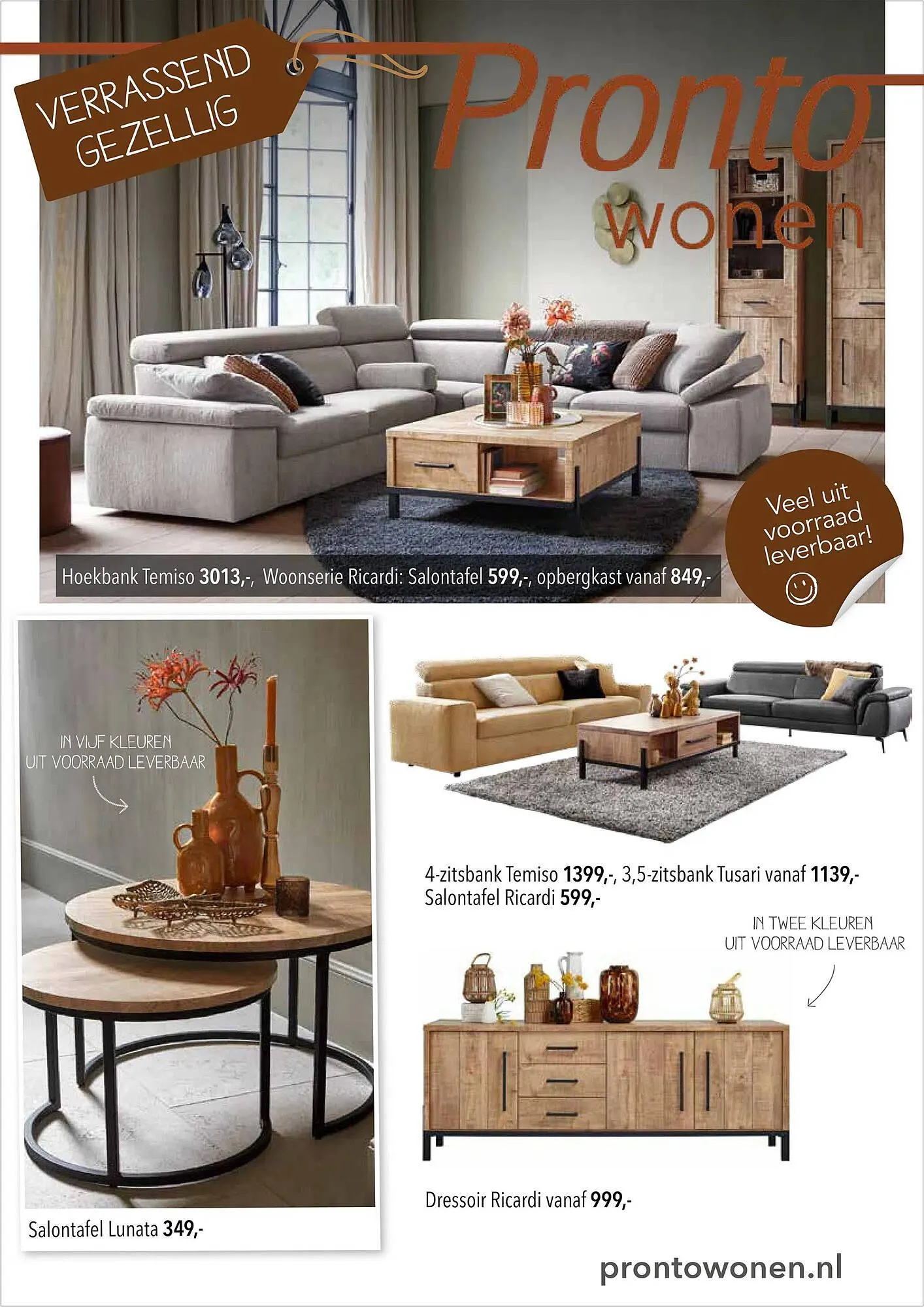 Pronto wonen folder van 28 september tot 5 oktober 2025 - Folder pagina 1