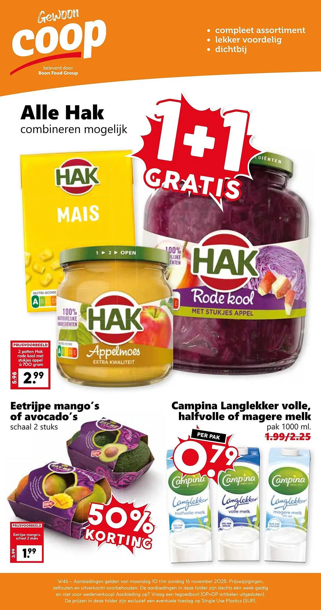 Coop folder van 10 november tot 16 november 2025 - Folder pagina 1