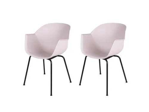 MaximaVida eetkamerstoel Cuyp XXL wheat buisframe poten- 2 stuks