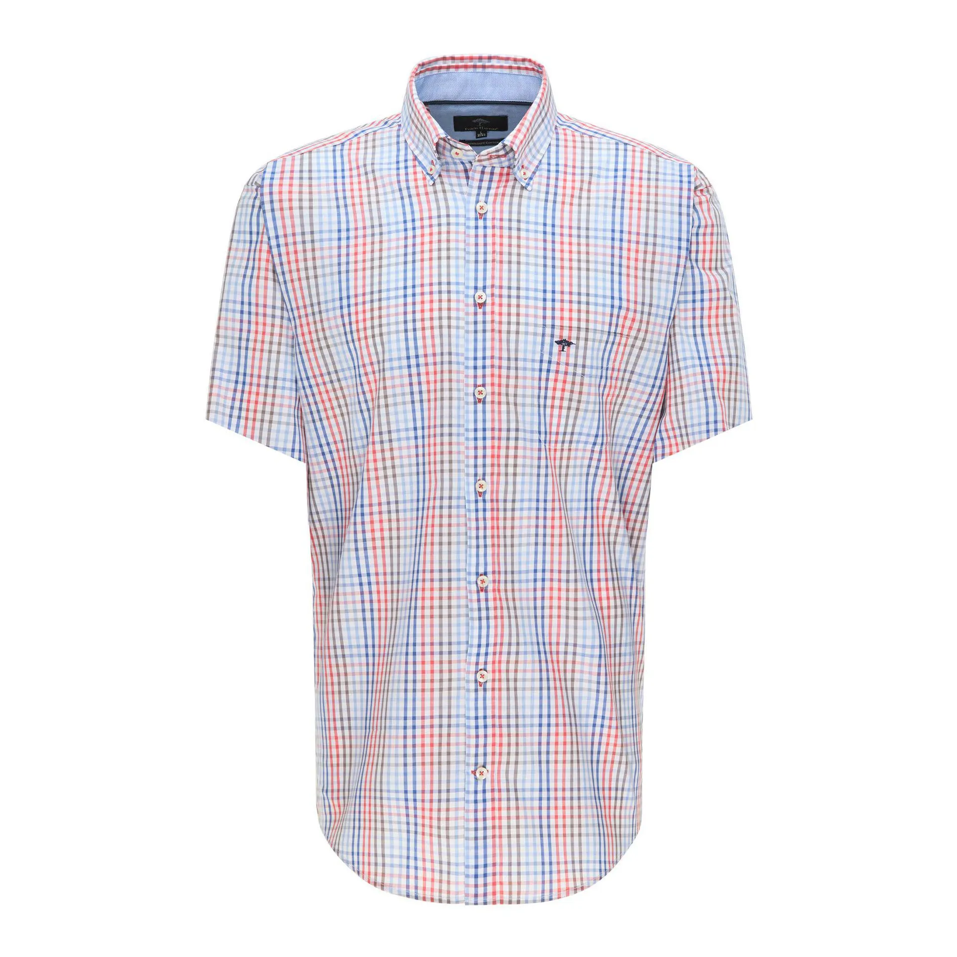 Overhemd Korte Mouw met Ruit