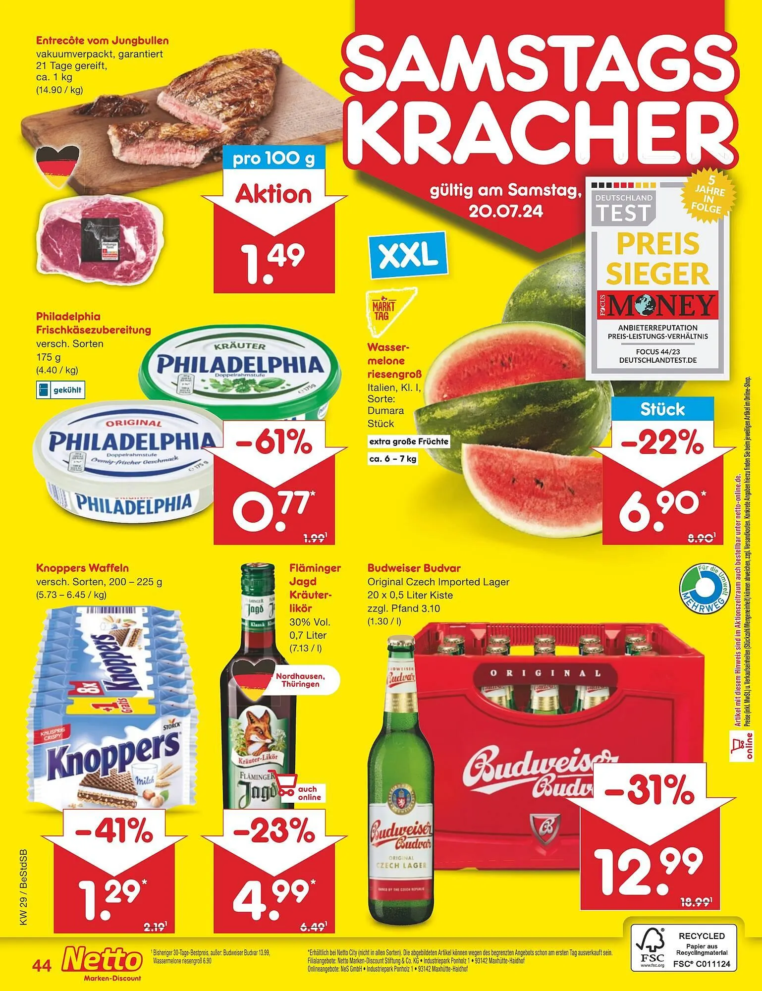 Netto Marken-Discount DE folder van 15 juli tot 20 juli 2024 - Folder pagina 50