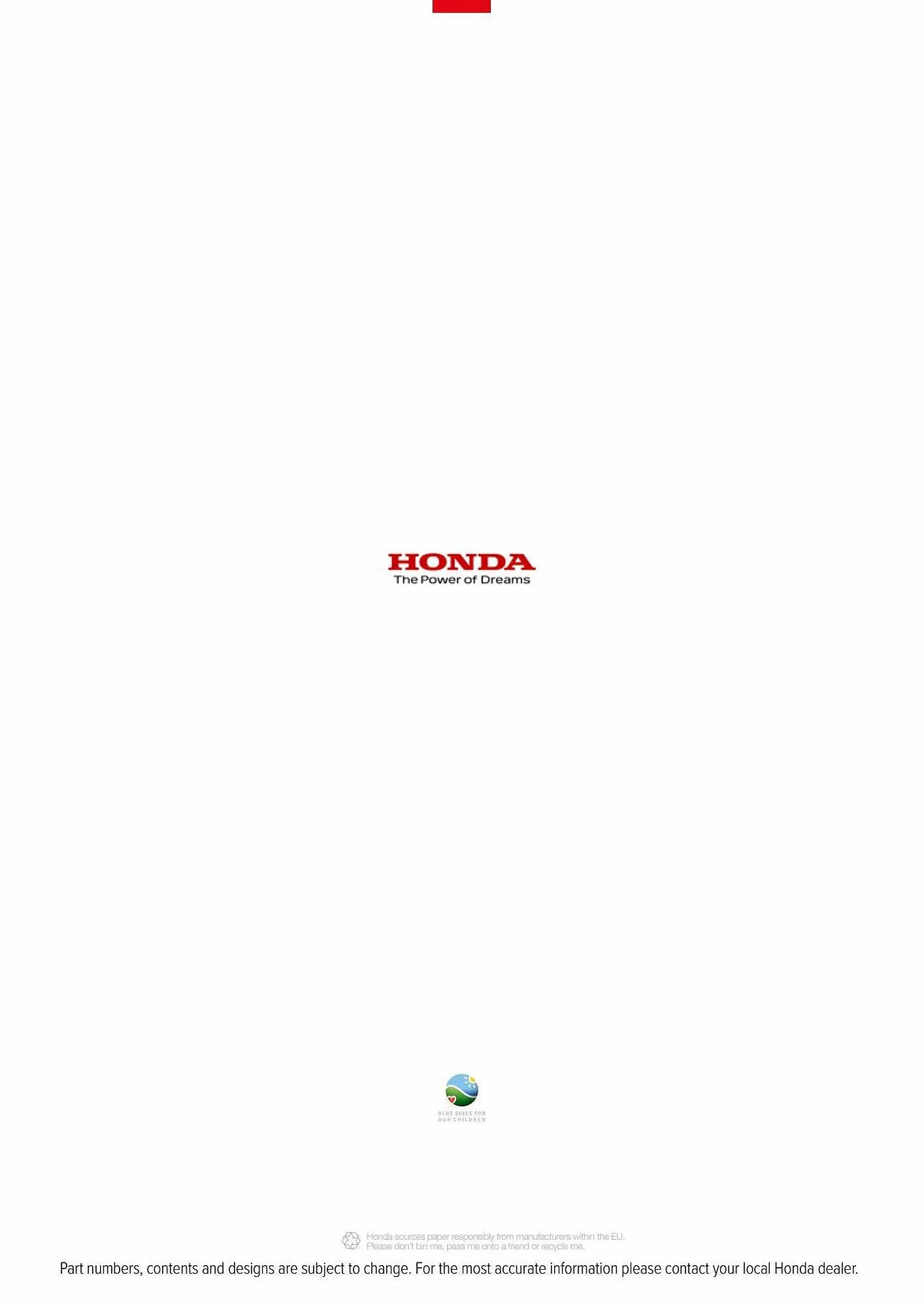 Honda folder van 7 september tot 31 december 2023 - Folder pagina 20