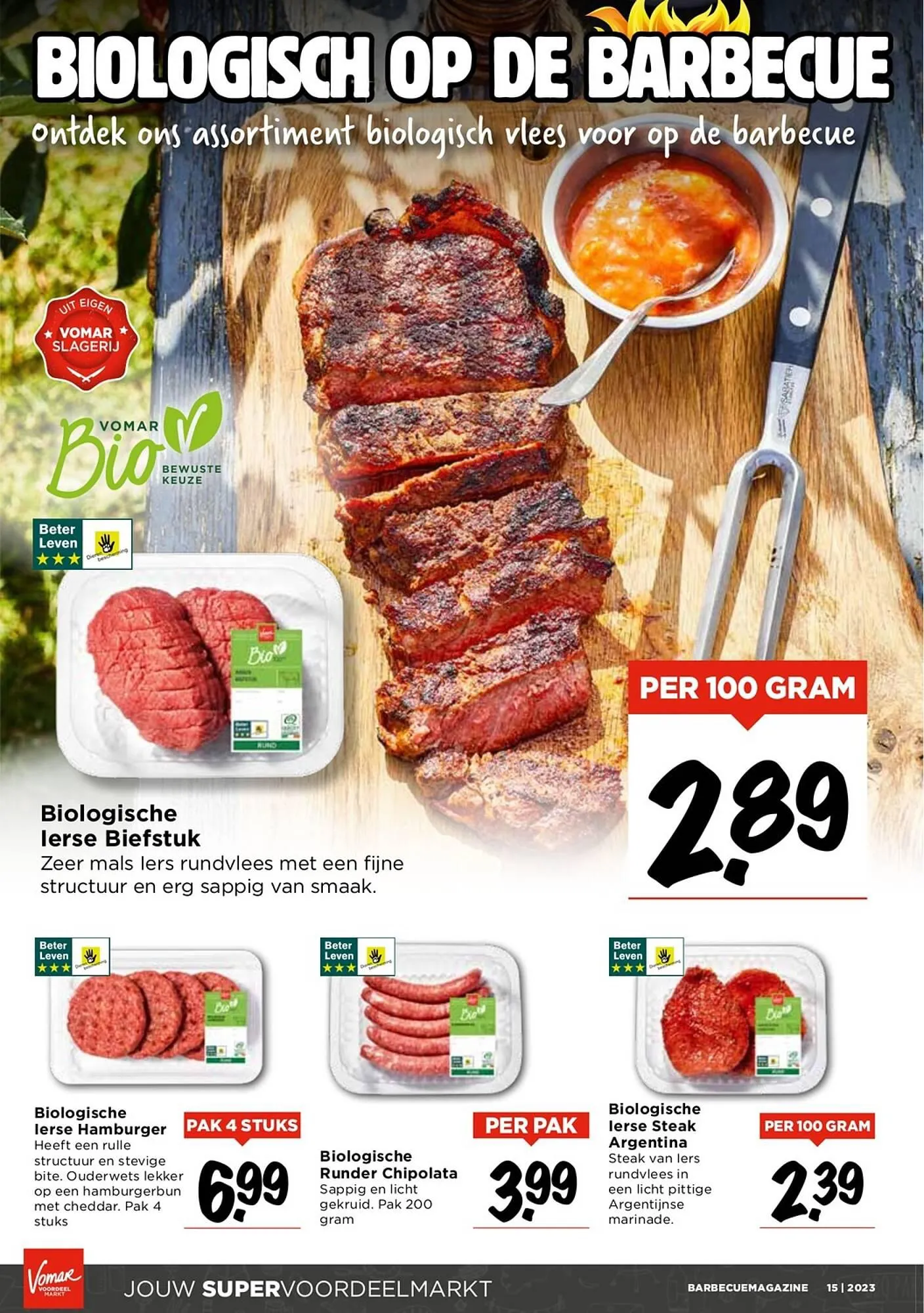 Vomar BBQ folder van 27 april tot 16 september 2023 - Folder pagina 15