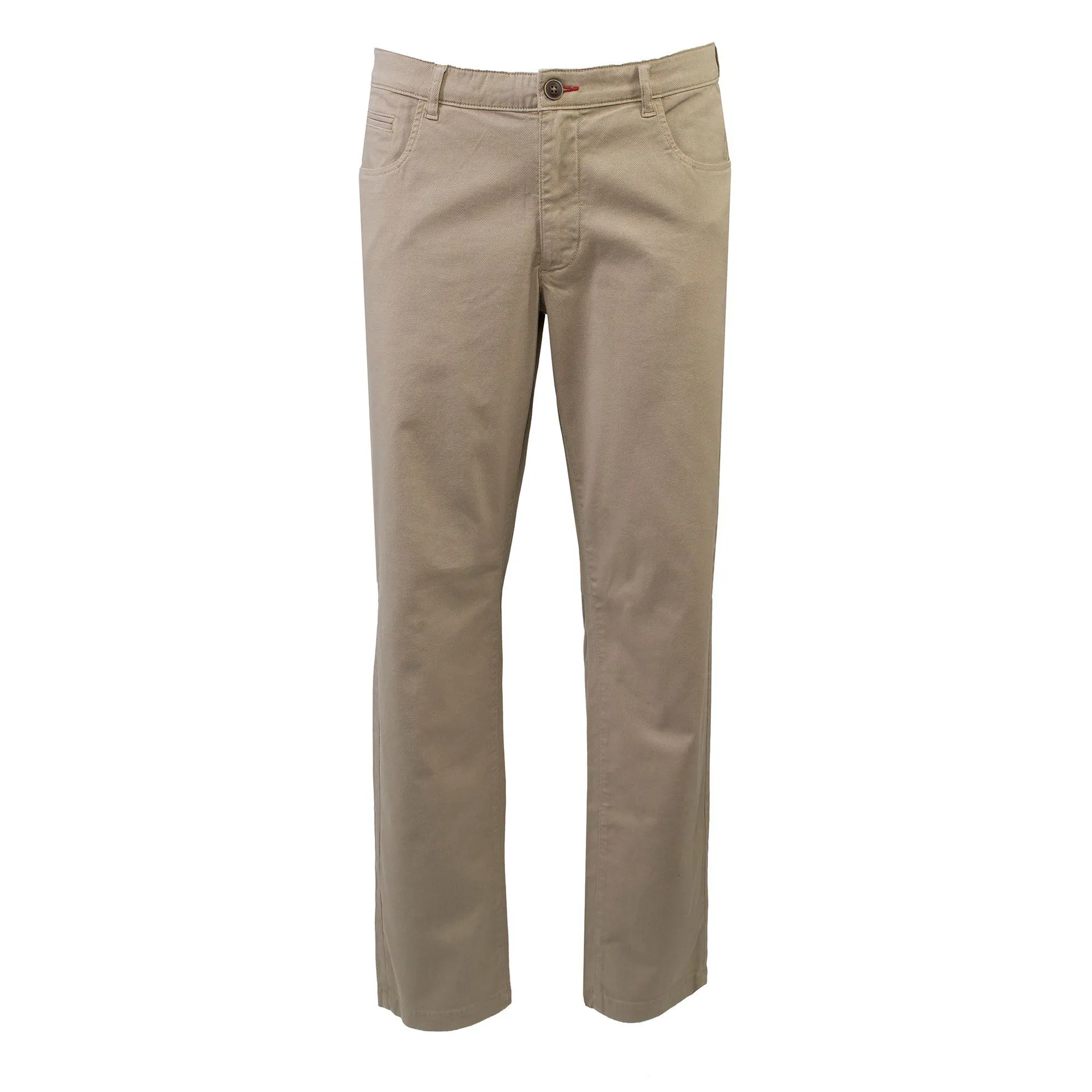 Katoenen Stretch Chino Beige