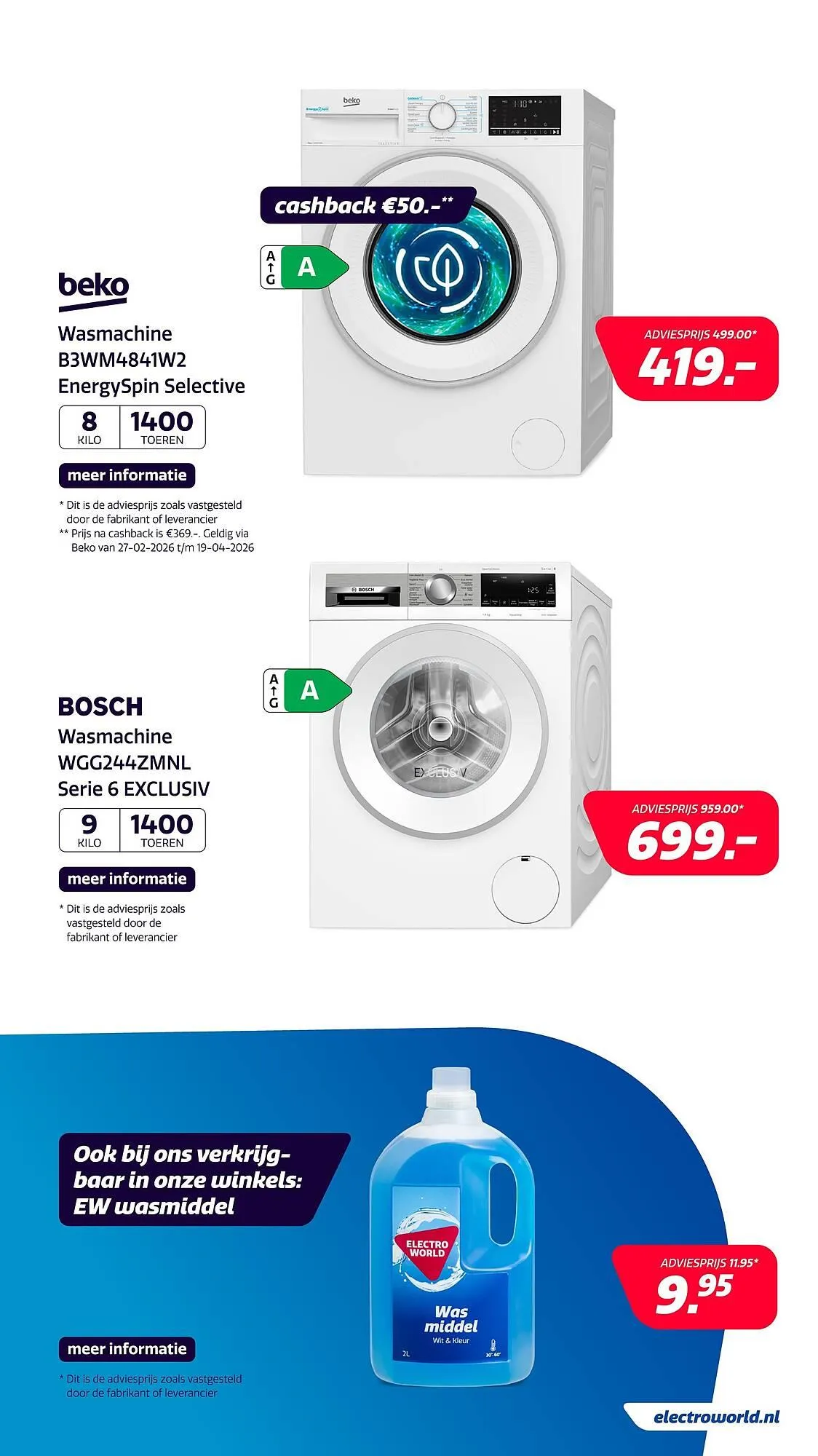 Electroworld folder van 22 maart tot 5 april 2026 - Folder pagina 12