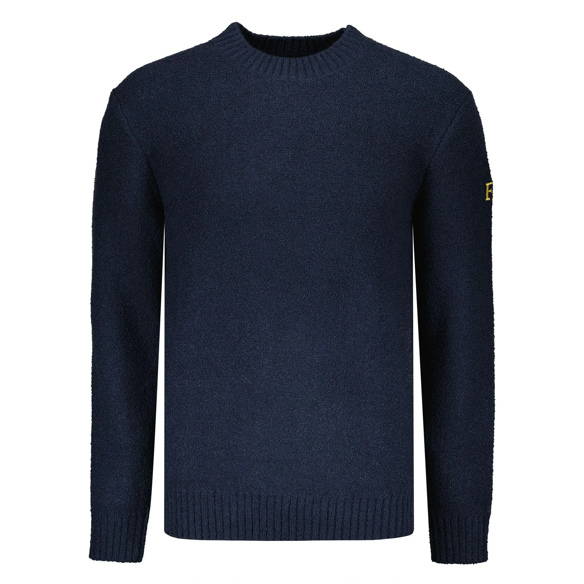 Slim Fit Trui met Ronde Hals