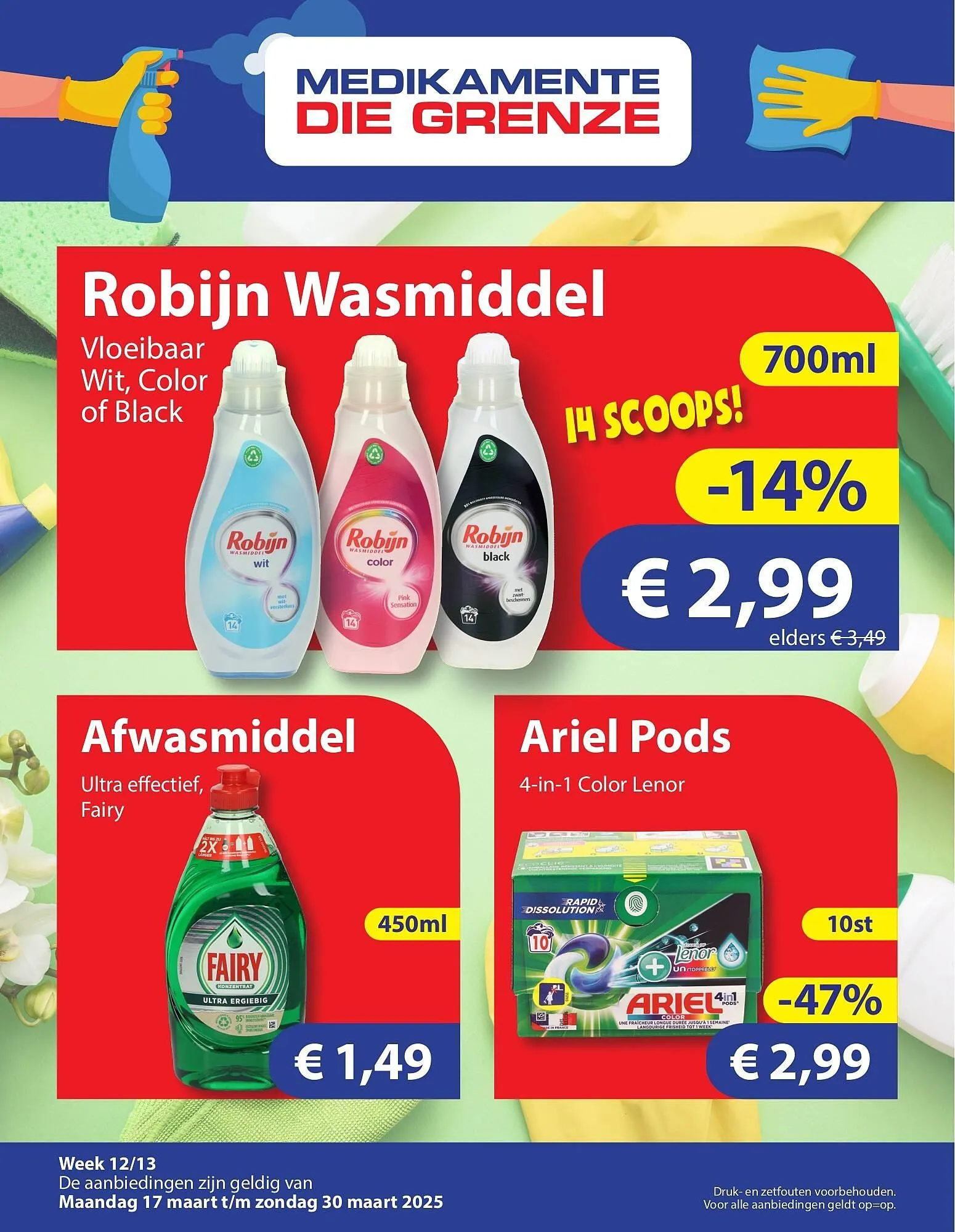 Die Grenze folder van 17 maart tot 30 maart 2025 - Folder pagina 1