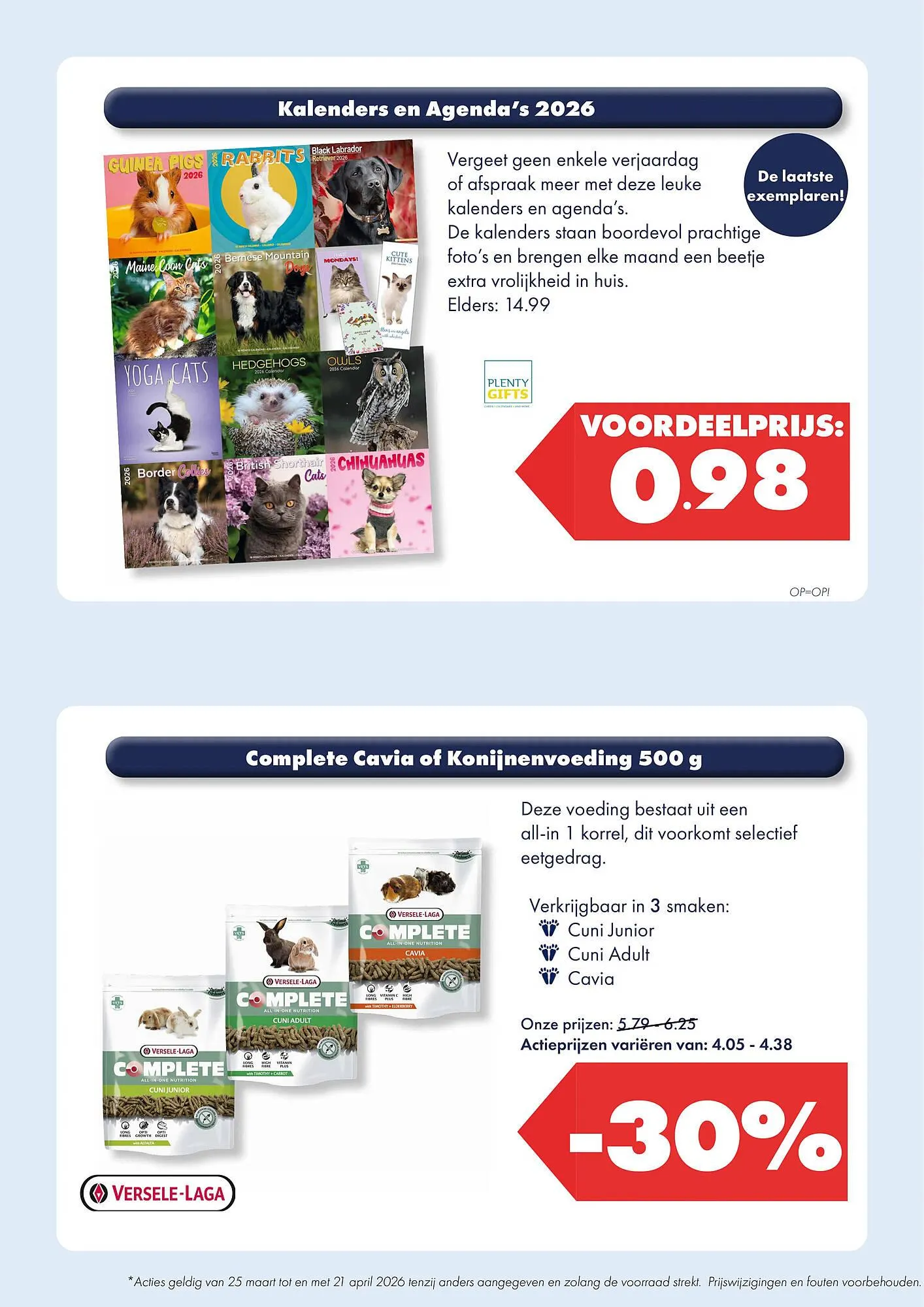 Huisdier Voordeelshop folder van 24 maart tot 5 april 2026 - Folder pagina 14