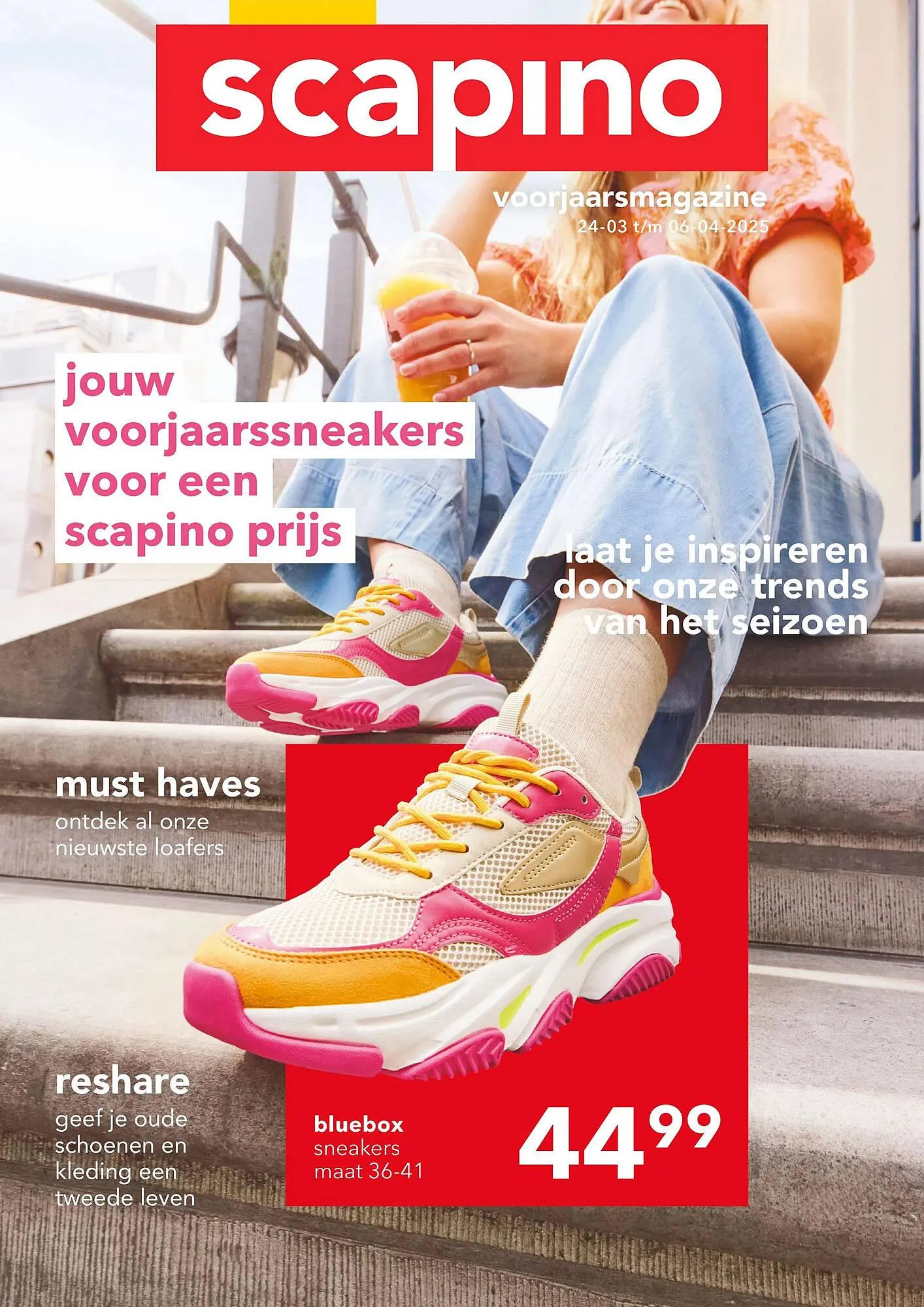 Scapino folder van 24 maart tot 6 april 2025 - Folder pagina 1