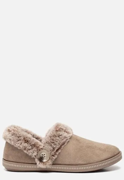 Skechers Cozy Campfire Pantoffels taupe