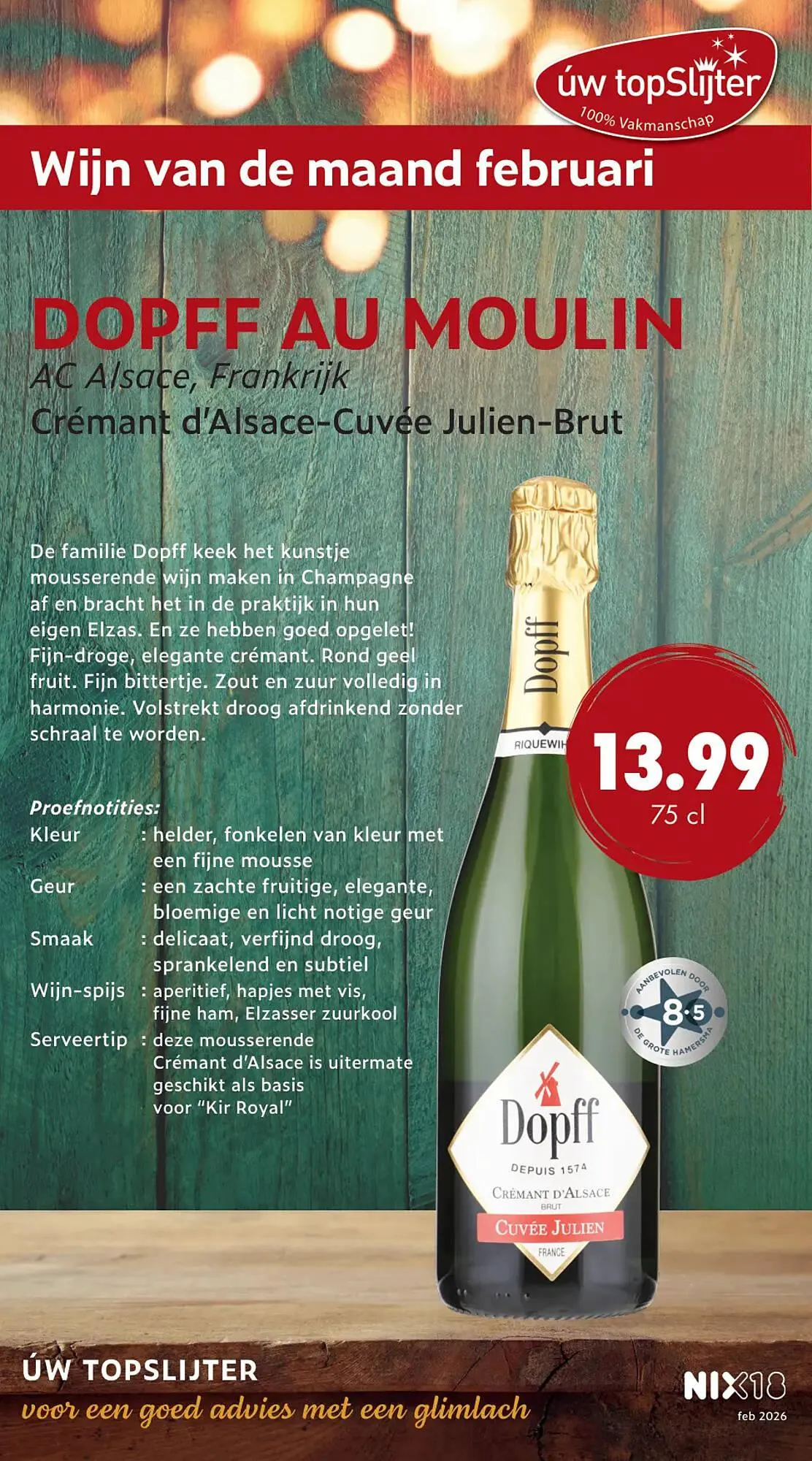 Uw topSlijter folder van 1 februari tot 28 februari 2026 - Folder pagina 1