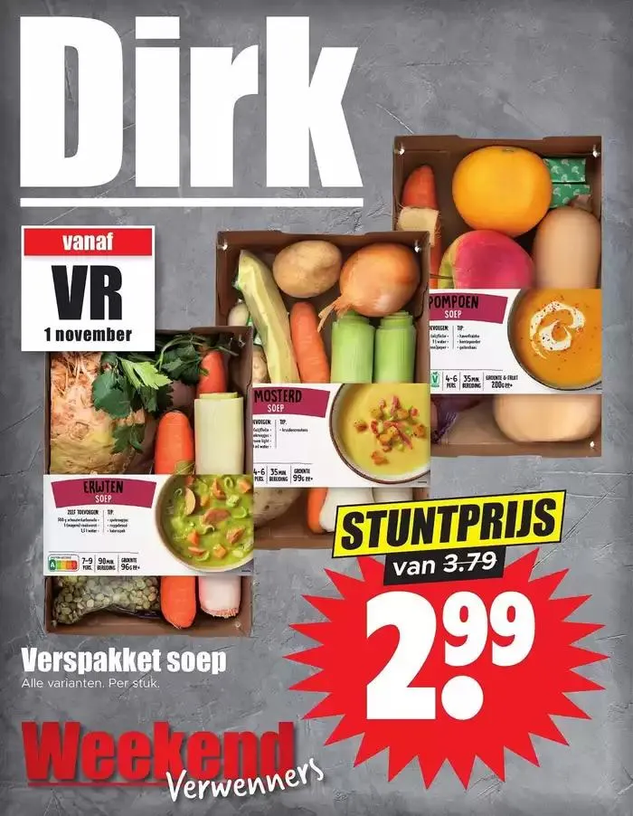 Folder Dirk van 1 november tot 3 november 2024 - Folder pagina 1