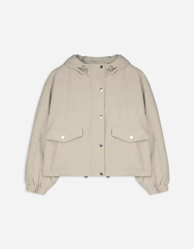 Blouson - Směs s viskózou - béžová