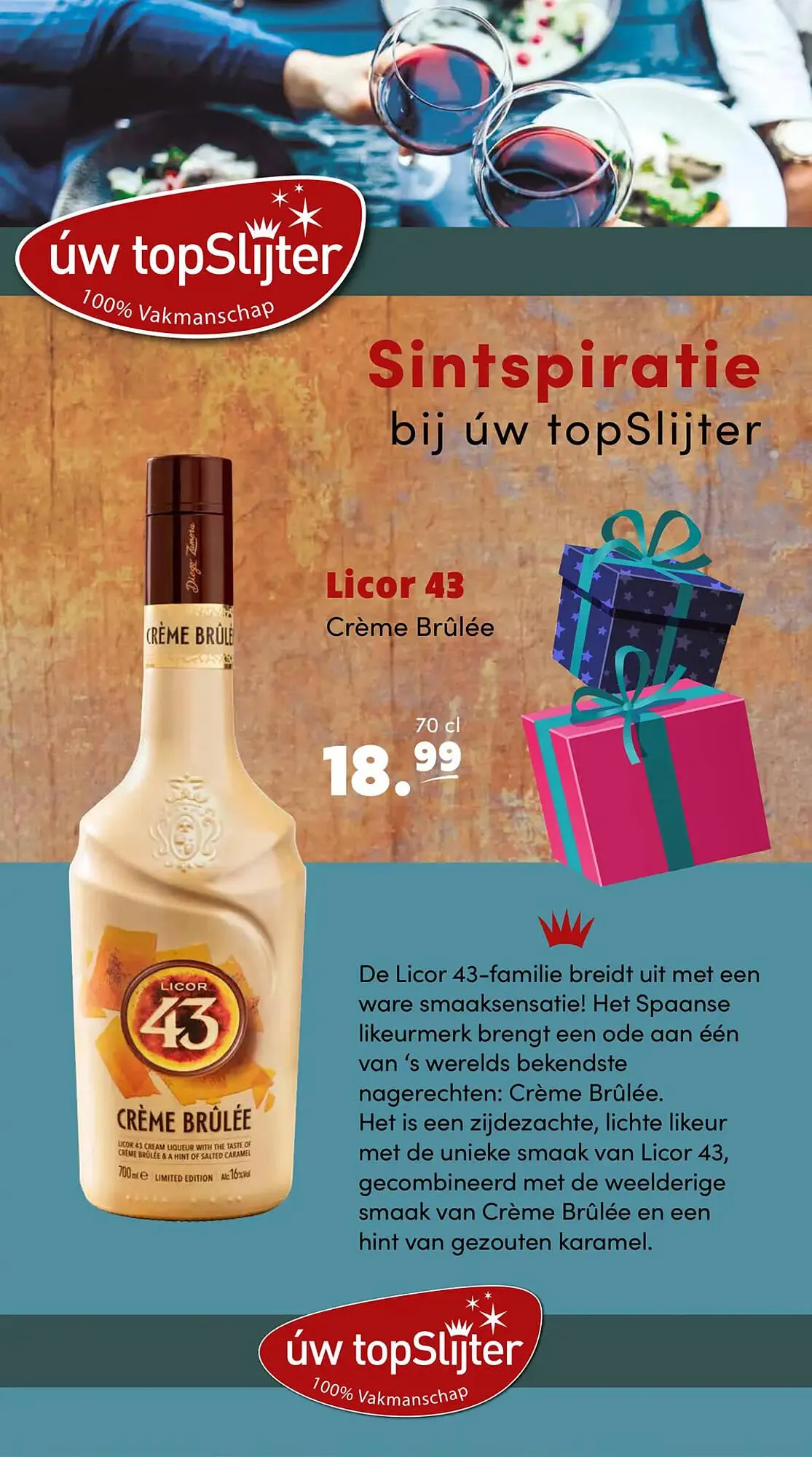 uw topSlijter folder van 22 november tot 12 december 2023 - Folder pagina 1