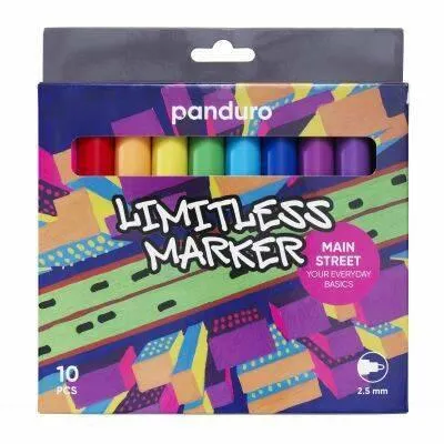 Limitless Marker set - 10 stuks - Main Street